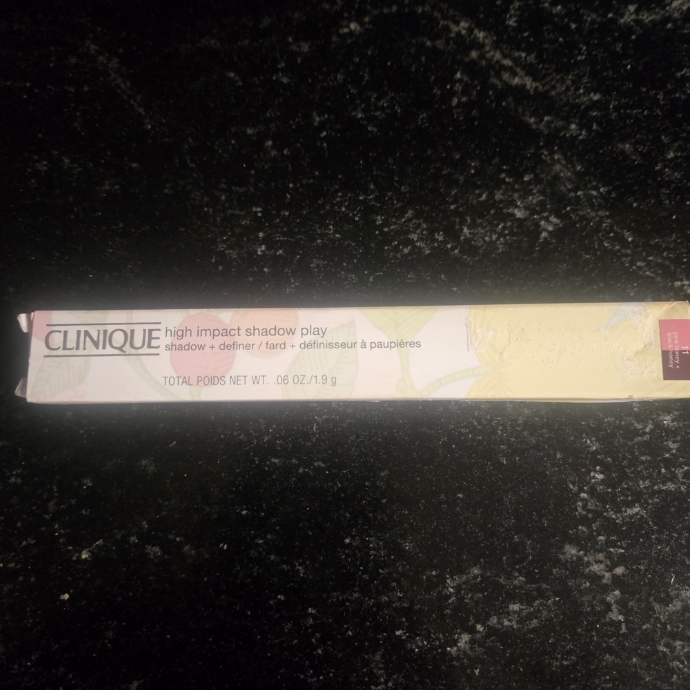 Clinique High Impact Shadow Play Eyeshadow + Definer in Pink Honey&black Honey